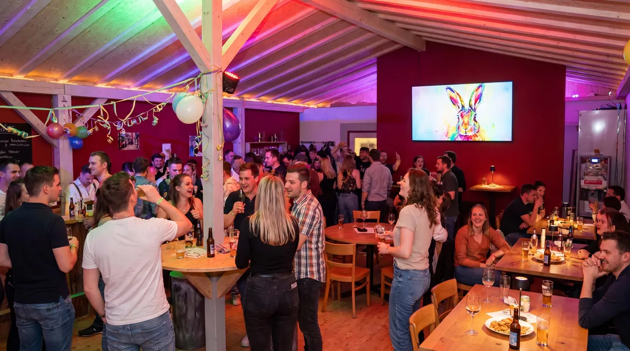 Osterparty in der BURGturm BAR mit bunter Stimmung